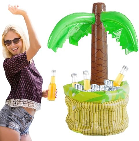 Pool Cooler Float - Inflatable Pool Cooler, Fun and Functional Floating Cooler for Pools | Includes Robust Construction, Multiple Drink Compartments and Quick Setup for