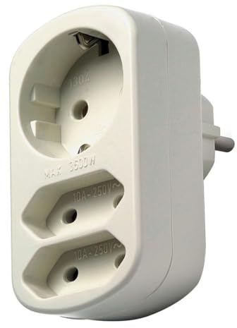 VoltShine Trippel 2TT + TTL bipolär adapter, perfekt för säkra och effektiva elektriska anslutningar i hem- och elinstallationer.
