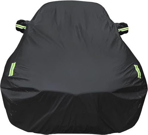 ZLxsmy Cubierta Impermeable Fundas Completas para automóviles a la Intemperie para Chrysler Grand Voyager (2000-2001)，Coche con Cremallera y Forro de Algodón.,A