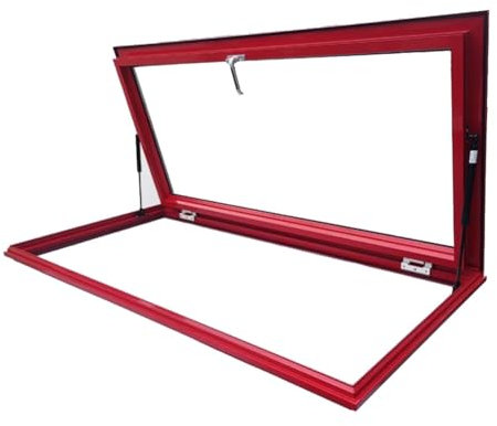 Lucernario Seminterrato Finestra di illuminazione diurna per capannone Playhouse Garage Bagno 79,8 x 129,8 cm Finestre di visione del tetto Finestre Essenziali per la casa