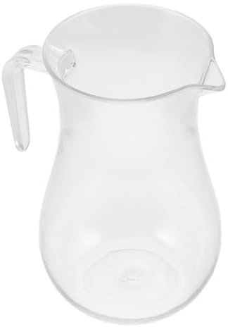 TOPBATHY Brocca per Bevande Fredde 600ml in Plastica Trasparente Pc, Distributore di Vino Riutilizzabile e Aeratore per Decanter, Bollitore per Acqua e Succo Adatto a Casa, Bar e Feste