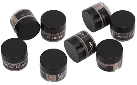 Kit de Virutas de Madera para Ahumar Whisky de Primera Calidad, Paquete Variado de 8 Sabores, Virutas y Aserrín para Ahumar de Madera Dura Natural, Cócteles,