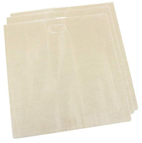 3 PCS Toastbag, Sacs pour Grille-pain Réutilisable, Sac à Toaster, Sachet de Pain, Micro-ondes Antiadhésif - Pour Croque Monsieur, Sandwich, Muffins Anglais, Fromage, Pizza, Aux Collation, Fruit
