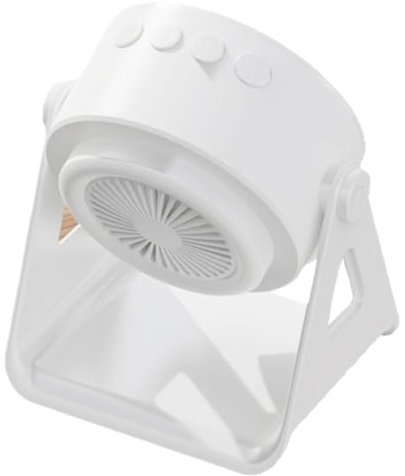 Altoparlante senza fili - Altoparlante audio a induzione senza fili con luce, rotazione a 360° rilevamento intelligente per viaggi all'aperto, comodino, ufficio, bagno