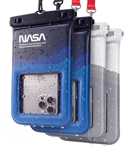 American Logic NASA Waterproof Phone Pouch with AirLock™ Seal (4 Pack, XL)
