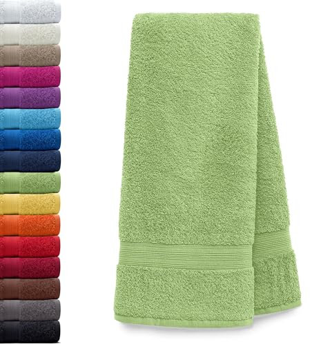 AR Line Saunatuch XXL Serie Arizona/Saunalaken/Strandtuch 100x200 cm 100% Baumwolle 500 g/m² in Farbe: Apfelgrün