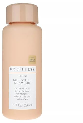 Kristin Ess Hair The One Signature Salon Sulfate Free Shampoo for Moisture, Softness + Shine - Avocado Oil - Anti Frizz + Clarifying - Hydrates + Repairs - Vegan, Paraben Free + Color Safe
