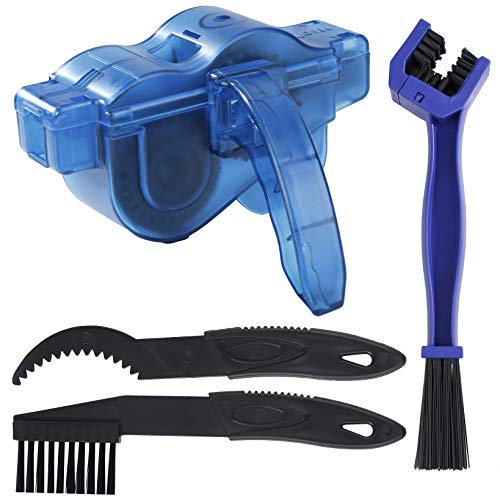 MaoXinTek Fahrrad Reinigungsbürste Bike Chain Cleaner Kit Reinigungsbürste Tool für Fahrradkette Kurbel Reifen Kettenblatt Radfahren Ecke Fleck passend