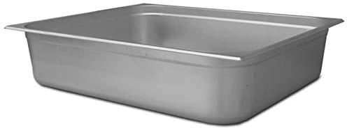 Allpax GN Behälter 2/1 Edelstahl - Höhe 150 mm - lebensmittelechter & hitzebeständiger Gastronormbehälter, zum Abtropfen oder als Gareinsatz im Chafing Dish