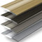 Metal Transition Strip Profile | Aluminium Flooring Strip for Parquet, Laminate, PVC, Cork | C-Shape | Pre-Drilled or Self-Adhesive (Width: 36 mm, Length: 90 cm, Champagne | Self-Adhesive)