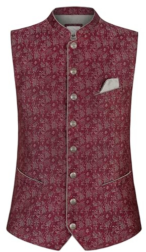Stockerpoint Edward Chaleco Tradicional, Burdeos, 50 para Hombre
