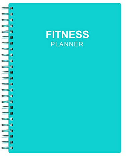 Fitness Planner for Women & Men - A5 Workout Log Book/Exercise Log to Track Weight Loss, Gym, Bodybuilding Progress - Daily Health & Wellness Journal, 5.8X8.25 In Workout Book