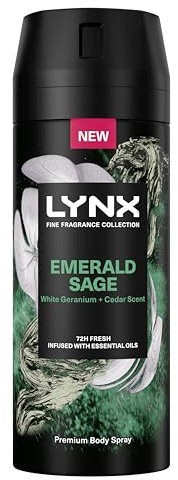 Lynx Fine Fragrance Collection Emerald Sage Premium Deodorant Bodyspray 150 ml