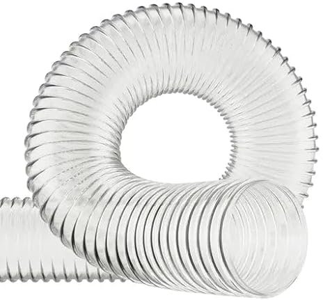 40mm (1 9/16 inch) - 1 Metre Flexible Ducting PVC Hose Dust & Fume Extraction, Woodworking Ventilation Hose