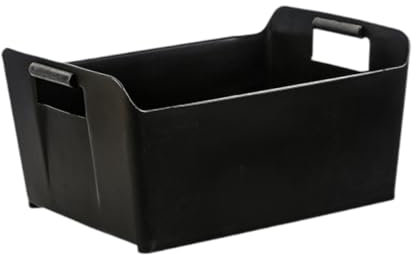 LOVIVER Cubo de hielo para bebidas, contenedor frío, caja para cerveza, cesta para cerveza, contenedor de almacenamiento fácil de limpiar, cubo enfriador de, Negro