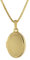 trendor Medaillon 333 Gelbgold mit Vergoldeter Silberkette 75973-50 50 cm