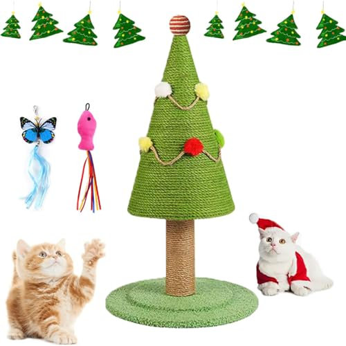 Kratzbaum Weihnachtsbaum Für Katzen - Indoor Groß, Katzentunnel (L)