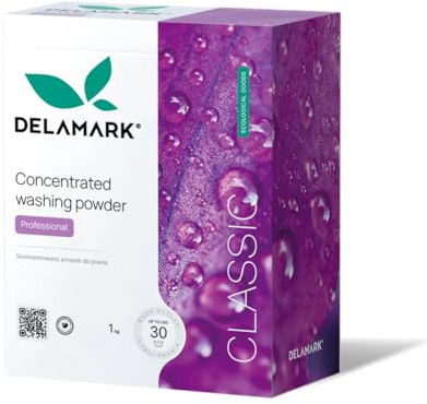 DELAMARK Polvo concentrado para lavado profesional, 1 kg