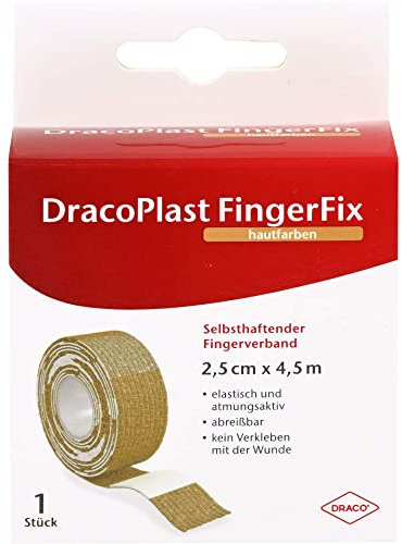 DRACOPLAST FingerFix 2,5 cmx4,5 m m.Wundk.haut