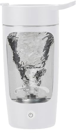 daasigwaa Electric Shaker Bottle, Blender Bottles For Protein Mixes, | Tritan | BPA Free| Portable Mixer Cup, Rechargeable Shake Cups And Meal Replacement Shakes, 22 oz(White)