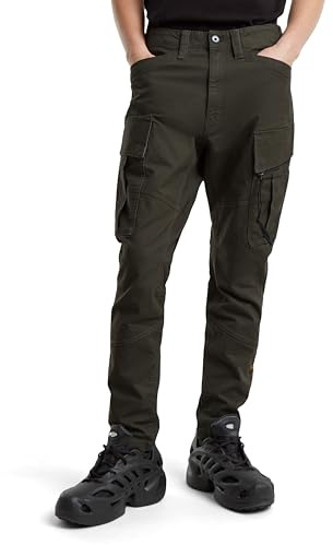 G-STAR Zip Pocket 3d Skinny Cargo Pants 2.0, Pantaloni Uomo, Grigio (Asfalt D24307-d504-995), 28W / 32L