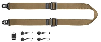 Peak Design Slide Lite - Coyote (Braun/Beige) - Kameragurt für DSLRs und größere Systemkameras, 145 cm