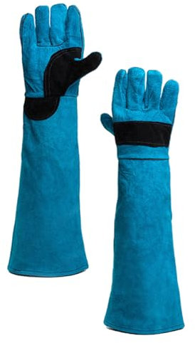 Enigmaire Anti-Mordidas Guantes,Guantes De Manejo De Animales,Anti-Mordidas Guantes De Trabajo para Arreglarse,BañArse,Manipular Reptiles,Gato,Perro,Serpiente Anti Mordidas Anti - Espinas
