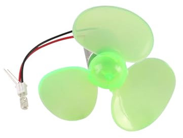 Ieron Mini générateur d'éolienne 90mm Micro éolienne modèle kit Moteur à Courant continu avec Ventilateur pour Les expériences d'enseignement des Sciences