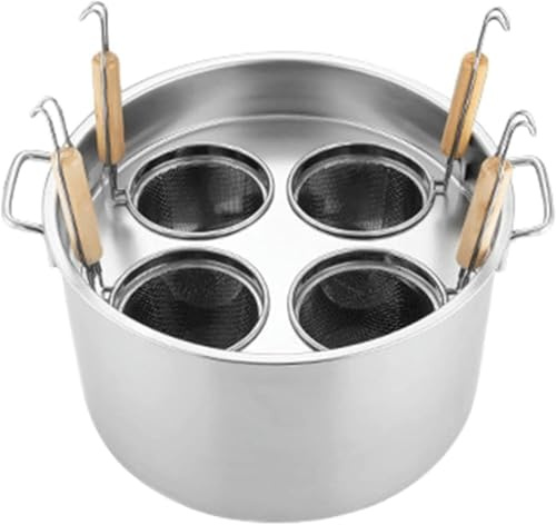 Olla, Cesta coladora, Olla para cocinar al Vapor, Utensilios de Cocina para Pasta