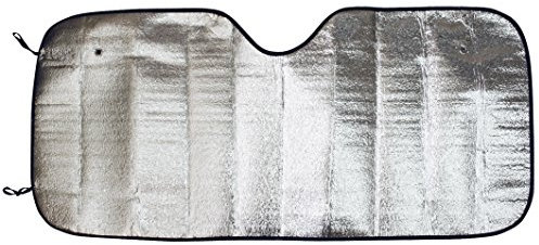 Carfactory - Parasol delantero coche 150 X 70 cm, Aluminio/ Plata