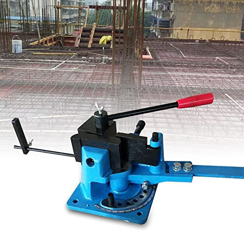 Manuelle Rohrbieger 0-120° Universal Biegemaschine Rundstahl Handbiegemaschine Metallbiegegerät Rohrbiegemaschine Winkelbiegemaschine