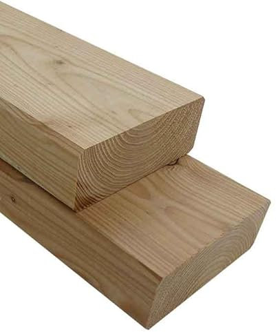 Legno di larice, 60 x 160 mm, lunghezza 160 cm, listello liscio su 4 lati