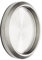 SOTECH Schiebetürgriff MILA Griff-Ø: 58 mm selbstklebend mit 3M Klebepad Möbelgriff echt Edelstahl Griffmuschel für Glas-Türen & Zimmertüren Muschelgriff zum Aufkleben Glastürgriff
