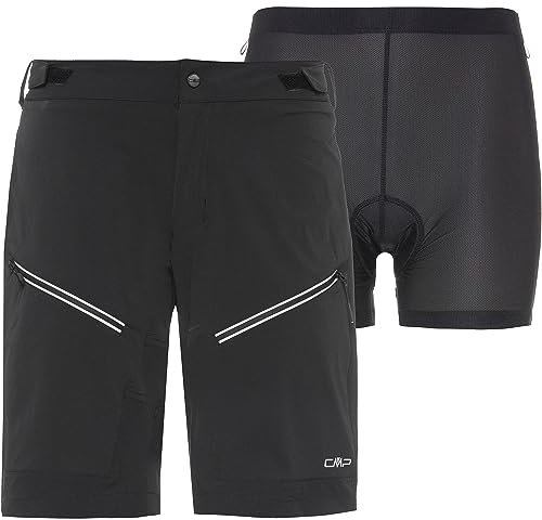 CMP Herren Radhose kurz, Nero, 52