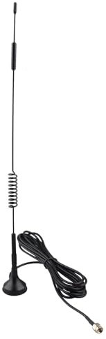 Futheda 4G LTE Antenna 12dBi MIMO SMA Male Aerial Magnetic Base with 3m Cable Compatible with Vodafone O2 Three EE Huawei Netgear TP-Link 4G LTE Router Modem Hotspot CPE Gateway Modular