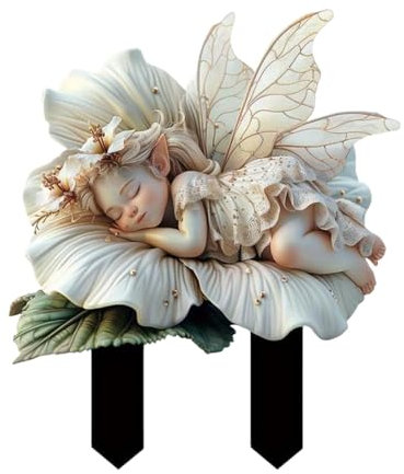 JINGLING Picchetti da giardino per esterni, decorazione di paletti da giardino, in vaso da esterno con punte a forma di, picchetti per decorazione artistica per giardino, fattoria, cortile