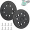 BIGP 2 Stück Klett-Schleifteller 125 mm Mit Hook und Loop 8 Löcher und 4 Augen Schleifplatte Kompatibel mit Bosch Exzenterschleifer PEX 270 A und PEX 270 AE mit Schrauben