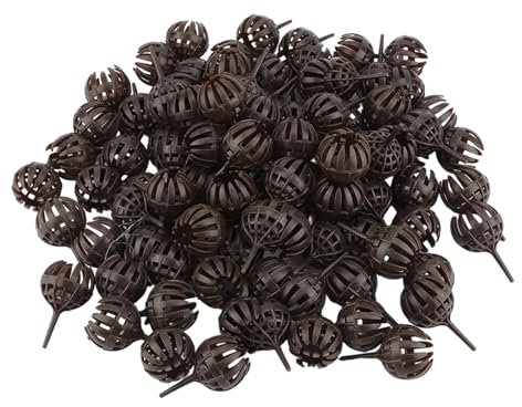 Caja de fertilizantes, cesta de abono para bonsái, 100 unidades pequeñas de malla de fertilizantes, cestas de red de fertilizantes para jardín, caja de alimentación portátil para orquídeas jugosas