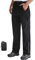 Coutyuyi Regenhose für Herren wasserdichte Leichte Überziehhosen Verpackbare Winddichte Outdoorhose zum Golf Arbeit Wandern (Schwarz, XXL34)