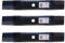 3 x Messer 432 mm 43 cm für JOHN DEERE 48 GX21784