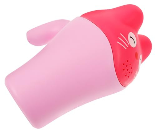 DECHOUS Gobelet De Bain Pour Douche Gobelet De Lavage Des Cheveux Avec Poignée Rose