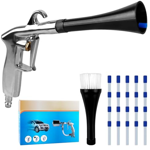 Pistolet A Air Comprimé,Pistolet De Soufflage A Sec Avec 5 Tuyaux,Pistolet De Nettoyage A Air Comprimé,Pistolet Nettoyage Voiture Pour Voiture,Souffle La Saleté Et La Poussière