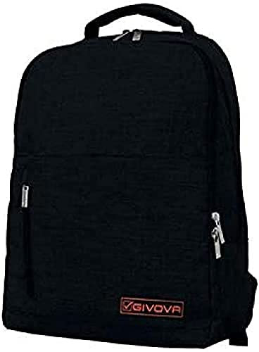 Givova Men's ZAINO City Rucksack, 0010 (schwarz), Einheitsgröße