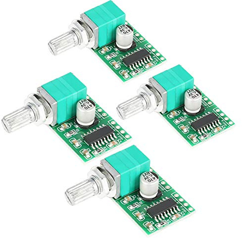 PAM8403 Audio Amplifier Board DC 5V Digital Audio Amplifier Power Amplifier Module med Potentiometer - 4st