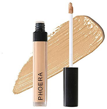 AQUAPURITY PHOERA - Correttore liquido, copertura completa, per il viso, idratante, fondotinta, nasconde occhiaie, cruelty free (104, crema pasticcera)