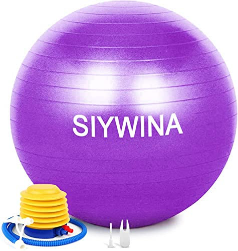 SIYWINA Gymnastikball Sitzball Dicker Anti-Burst Schwang