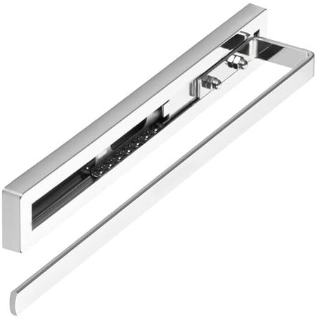 SOTECH Handtuchauszug Style 1-armig Chrom poliert 325 mm Auszugsweg 145 mm Handtuchhalter für Seiten- und Unterbaumontage an Waschtisch in Bad und Küche