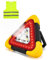 Triangle de Voiture, Triangle de Auto, Triangles de Signalisation, Lumière d'Alerte 30 W, Lumière d'urgence Portable avec Poignée, Haute Visibilité, Étanche, 3 Modes, Gilet Réfléchissant Inclus.