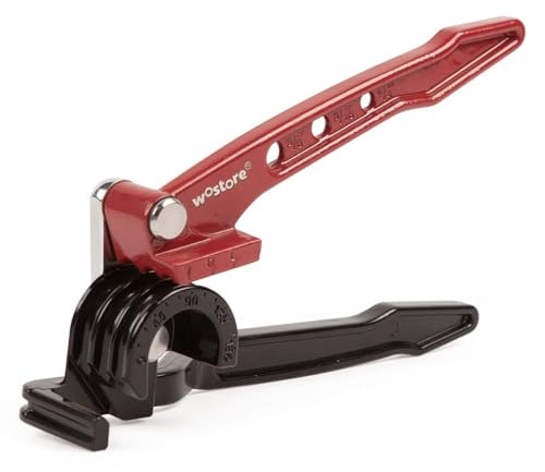 180 Degree Tubing Bender for 1/4 5/16 and 3/8 Inch Pipe Bending Tool Copper Aluminum Thin Stainless Steel Manual Tube Bender