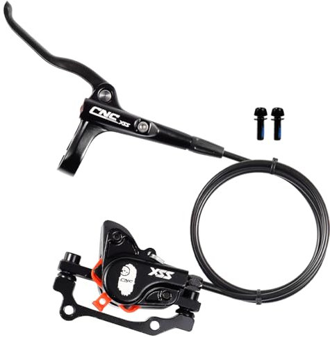 CNCLOL Mountain Bike Hydraulic Disc Brakes,MTB Hydraulic Brakes Front（Right） 800mm/Rear（Left） 1450mm For Bicycle/Road/Gravel/Kids/BMX/Push Bike hydraulic brake.